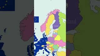European Union Expansion Map and History Timeline