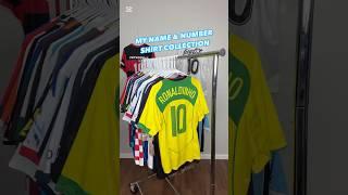 MY NAME AND NUMBER SHIRT COLLECTION  #footballshirts #football #soccer