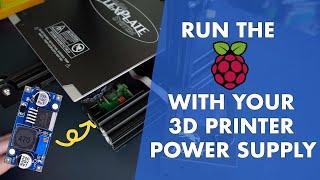 Install a buck converter on YOUR 3D printer for the raspberry pi