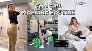 6AM GYM GIRL MORNING ROUTINE + healthy habits