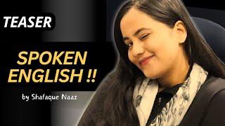 Spoken English by Shafaque Naaz | Teaser | Ajaao @shafaque_naaz