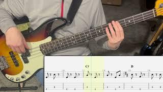 Coward Of The County - Kenny Rogers | Bass Guitar Cover (Play Along Tabs)