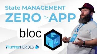 STATE MANAGEMENT from Zero to App with BLoC - Carlo Lucera | Flutter Heroes 2023 Talk