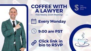 Ask The Lawyer! FREE Coffee With A Lawyer Zoom Webinar | #Law #Lawyer