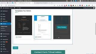 Contact Form 7 Email Add On: Ready to use customizable email templates