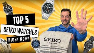 Top 5 Seiko Watches you can buy NOW!