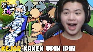 KEJAR SAMPAI KAKEK UPIN IPIN MASUK RUMAH SAKIT!! | VS Les' Copaque - Friday Night Funkin