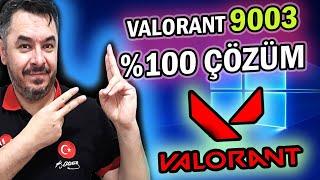 VALORANT VAN 9003 Windows 11 Hatası Çözümü, #valorant