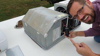 How to Change a Start Capacitor for an RV A/C Compressor