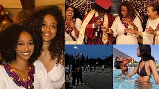 WEEKLY VLOG: 2022 LIT ETHIOPIAN GRADUATION PARTY, POOL DAY, WATCHING THE SUPER MOON