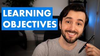 How to Write Learning Objectives with Blooms Taxonomy