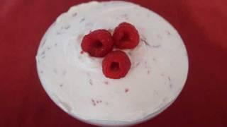 4 Ingredient No Bake Cream Cheese Dessert With Raspberries