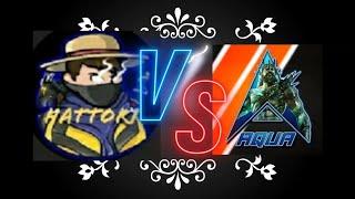 1V1 HATTORI FF VS AQUA GAMING| CLASH OF GODS| in indonesia server