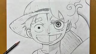 How to draw Monkey D. Luffy step-by-step | Easy to draw