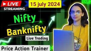 Live Trading Nifty / Banknifty /Sensex | 15 July | #livetrading #stockmarket #nifty