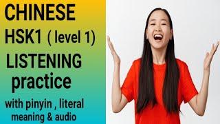 HSK 1 Listening Practice | HSK Level 1 Chinese Listening and Speaking Practice