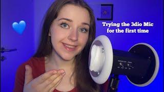 MY FIRST TIME trying a 3dio Mic (I'm excited) | ASMR