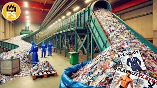 10,000 Tons of Paper Recycled Daily: The Fascinating Journey of Old Newspapers!