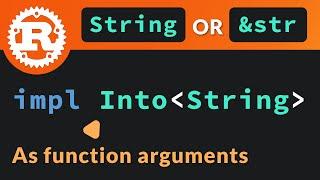 Rust Tip - Into String as Function Arguments