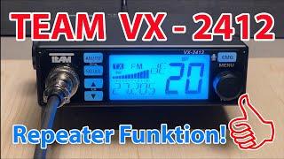 Super CB Funkgerät! TEAM VX-2412 mit Repeater Funktion und VOX