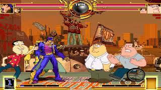 NICK54222 MUGEN: Jotaro Kujo and Final Dio Brando VS Peter Griffin and Joe Swanson