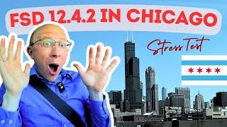 The Ultimate Stress Test: FSD 12.4.2 in Downtown Chicago 