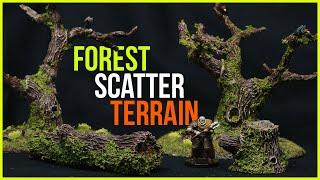Crafting Miniature Forest Scatter Terrain for Wargaming