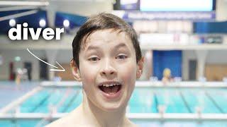 A DAY IN THE LIFE OF A DIVING GYMNAST #springboarddiving - VLOG 2