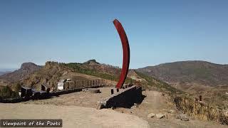 Artenara - a village in the mountains of Gran Canaria in Spain - an interesting place, walking tour.