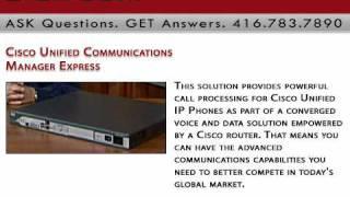 Cisco Unified Communications Manager Express Digitcom.ca Business Phone Systems