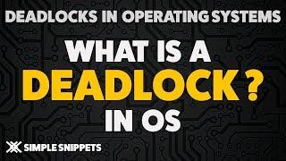Deadlock in Operating System | 4 Conditions of Deadlocks | Deadlock Handling - Process Management