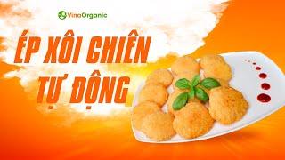 Máy ép Xôi chiên có nhân, băng tải tự động | VinaOrganic