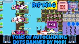 AUTO CLICKERS GET BANNED (Rip Magplant) | Growtopia