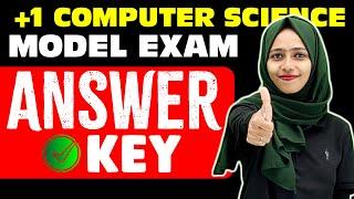 Plus One Computer Science Model Exam | Answer Key Analysis | Exam Winner