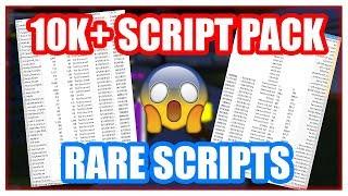  10K+ RARE SCRIPT PACK | ROBLOX EXPLOITING