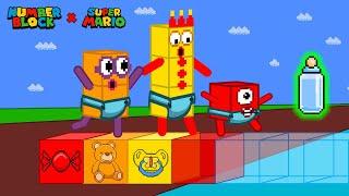 Pattern Palace - Numberblocks Babies With The Bridge FULL of CANDIES | Game Animation