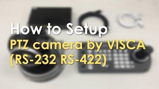 [InstallAV] VS-KB30 Camera Controller How to Setup PTZ Camera by VISCA | Lumens ProAV