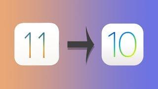 How to downgrade from iOS 11 to iOS 10 under 30 seconds!