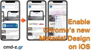 Enable Chrome’s new Material Design on iOS and Share Menu