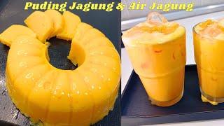 Resepi Puding Jagung 5 Bahan dan Air Jagung Yang Lemak Berkrim