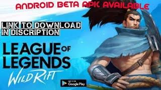 How to download League of Legends Wild Rift apk or register for early access