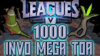 Leagues 5 MEGA 1000 INVO TOA (OSRS)