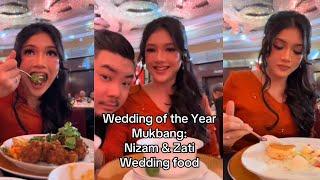 Atikah Suhaime || Mukbang wedding food 