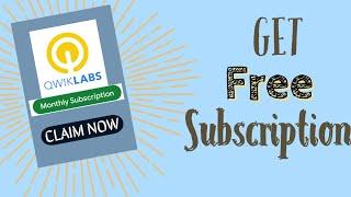 [2024] Monthly Subscription for Qwiklabs || #quick_lab || #subsciption #qwiklabsSubscription