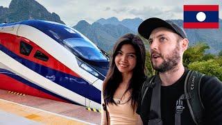 $7 Cheap High Speed Train on the Lao China Railway 