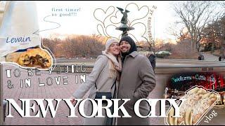 NYC travel vlog | 2 year anniversary in central park & little italy