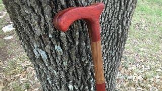 Making a Walking Cane For My Dad - Without a Lathe