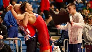 U17 Ondrej Kocmanek (CZE) vs Tanner Hodgins (USA) 80kg. Freestyle boys youth wrestling.