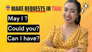 Make Polite Requests in THAI #thaiforbeginners