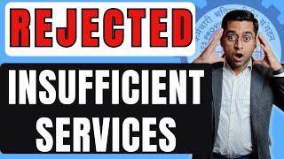  PF Claim rejected insufficient service  PF Claim rejected insufficient service का क्या मतलब है